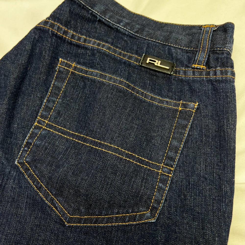 Ralph Lauren Sport Classic Fit Jeans Medium Wash Straight Leg Women's Size 12